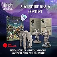 Vista 5 de Wildspire Heroes, NPC Animal Companions & Troll King for DND Miniatures Bulk 28mm-32mm Unpainted Paintable Dungeons and Dragons Minis Pathfinder