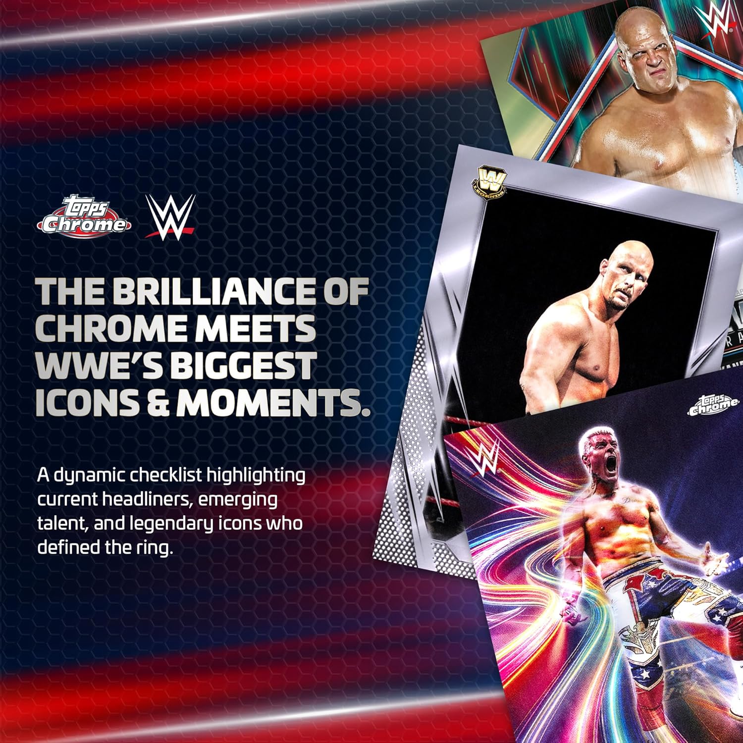 2026 Topps Chrome WWE - Factory Sealed - Mega Box