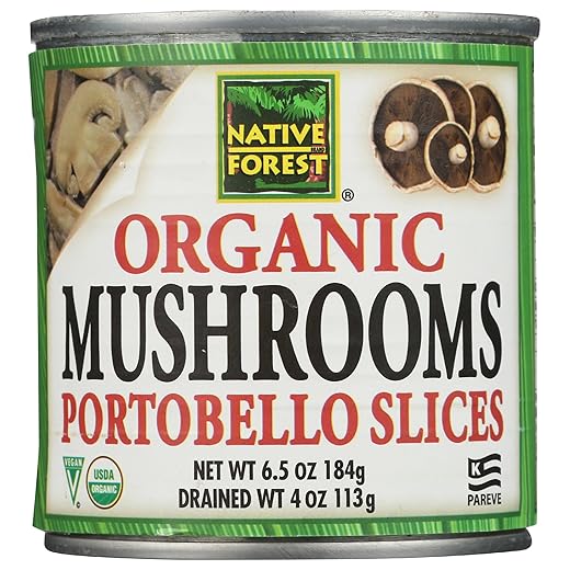 Native Forest, Mushrooms Portobello Organic, 4 Ounce