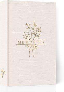Holoary Photo Album 4x6 300 Photos with Writing Area, 300 Pockets Picture Album, Linen Fabric Cover Big Picture Book for Photos, 4x6 Photo Albums for Memories Family Weddings TravelBeige
