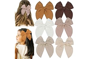 Adorable Polka Dot Deeka Hair Bows Enhance Your Little Girl's Charm