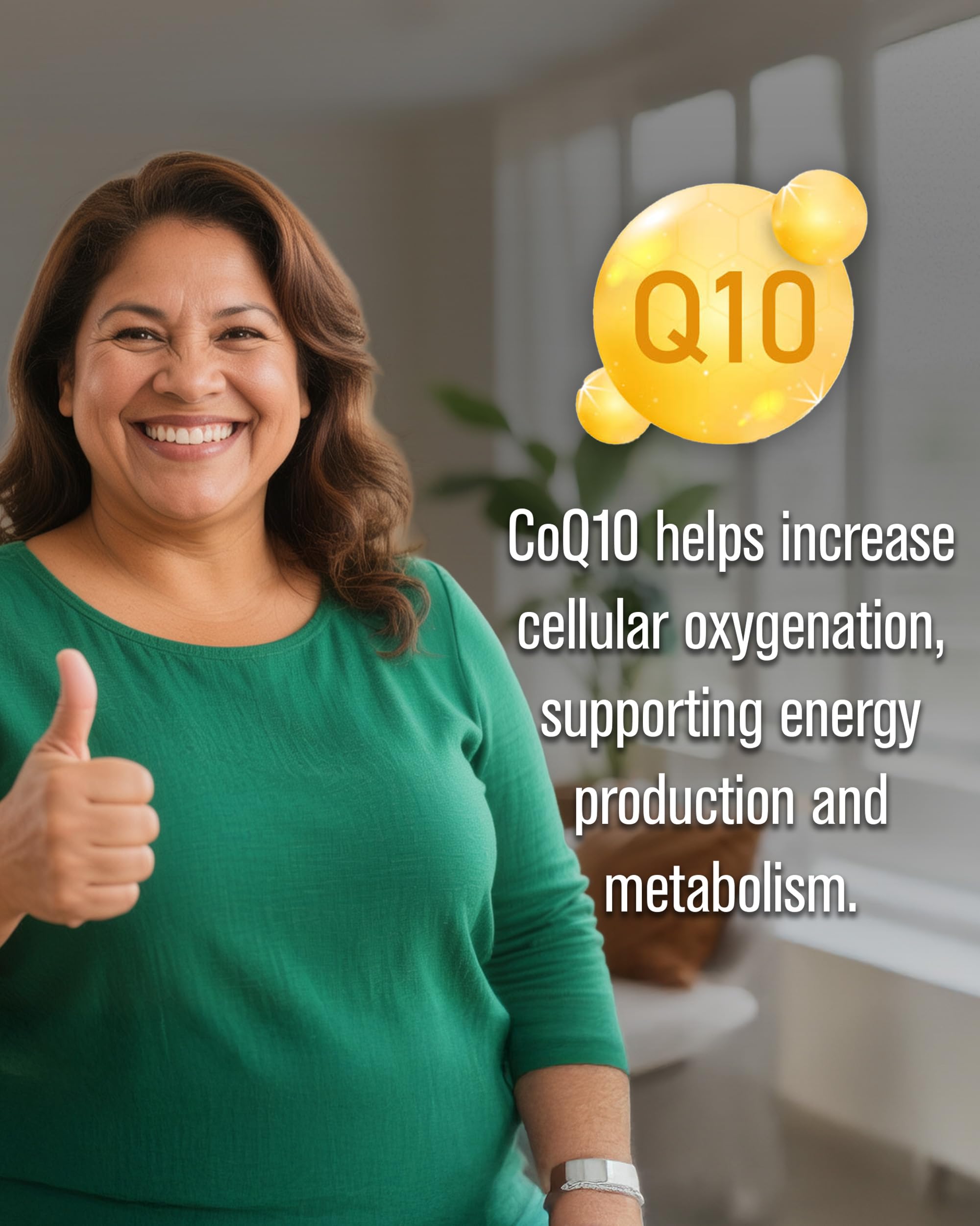 NaturalSlim Coconut Oil with CoQ10 - MCT Oil Organic Coconut Oil for Baking, Mixing with Shake, Smoothies, Coffee, or Ingest Directly - Boost Energy, Metabolism and Immune System Fresh Flavor