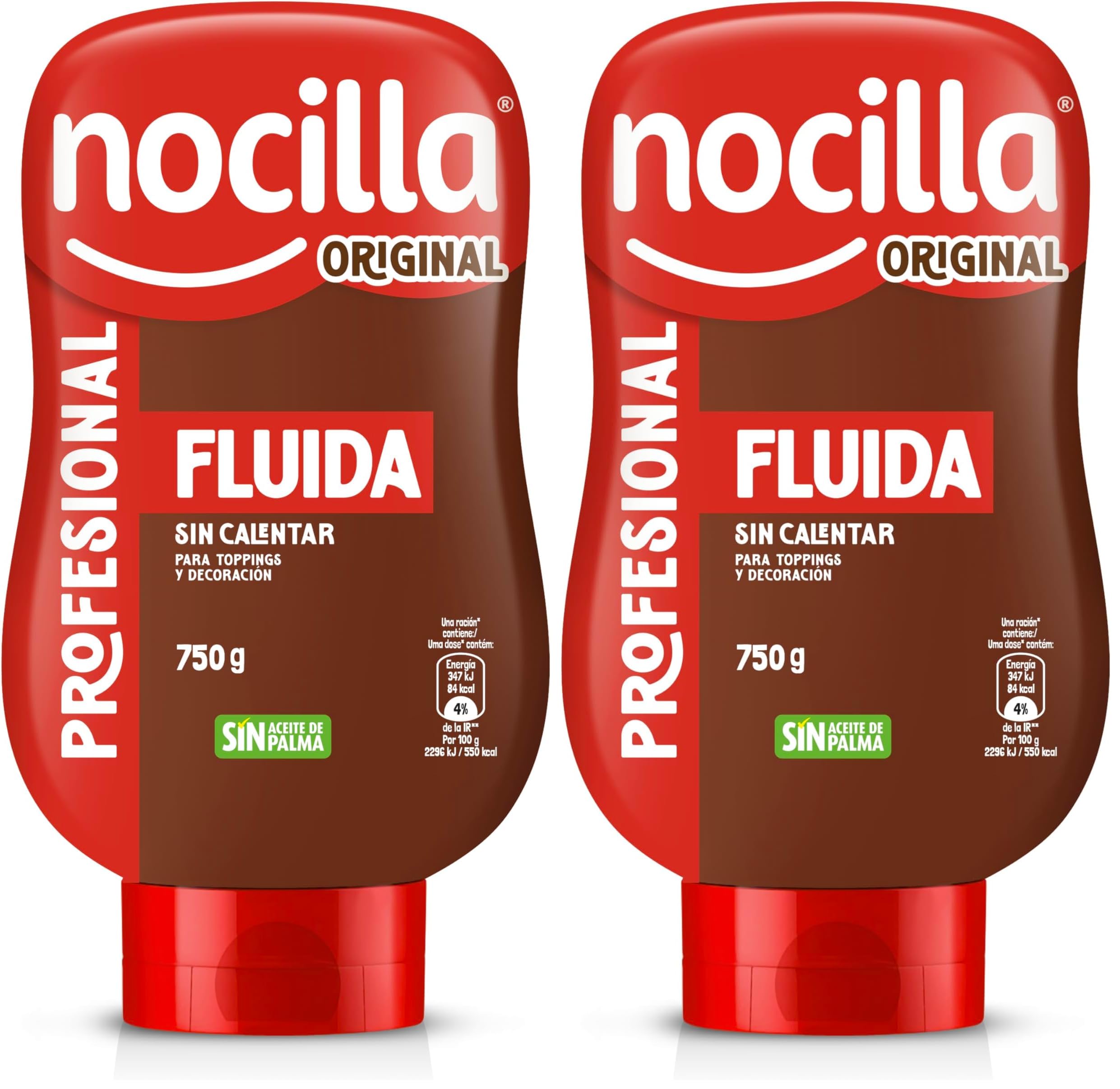 Nocilla, Profesional con sabor Original, Bocabajo sin Aceite de Palma - 750g — view 7