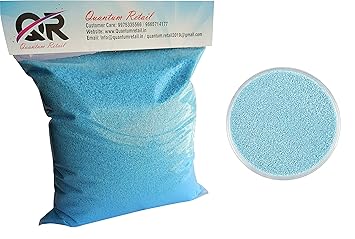 Quantum Retail-(900 Grams) Sugar Size Sand Gravel for Aquarium/Home & Garden/Lawn Decoration/Aquarium Substrate/Terrarium/Quartz Sand/Aquarium Sand for Fish Tank (Sky Blue)