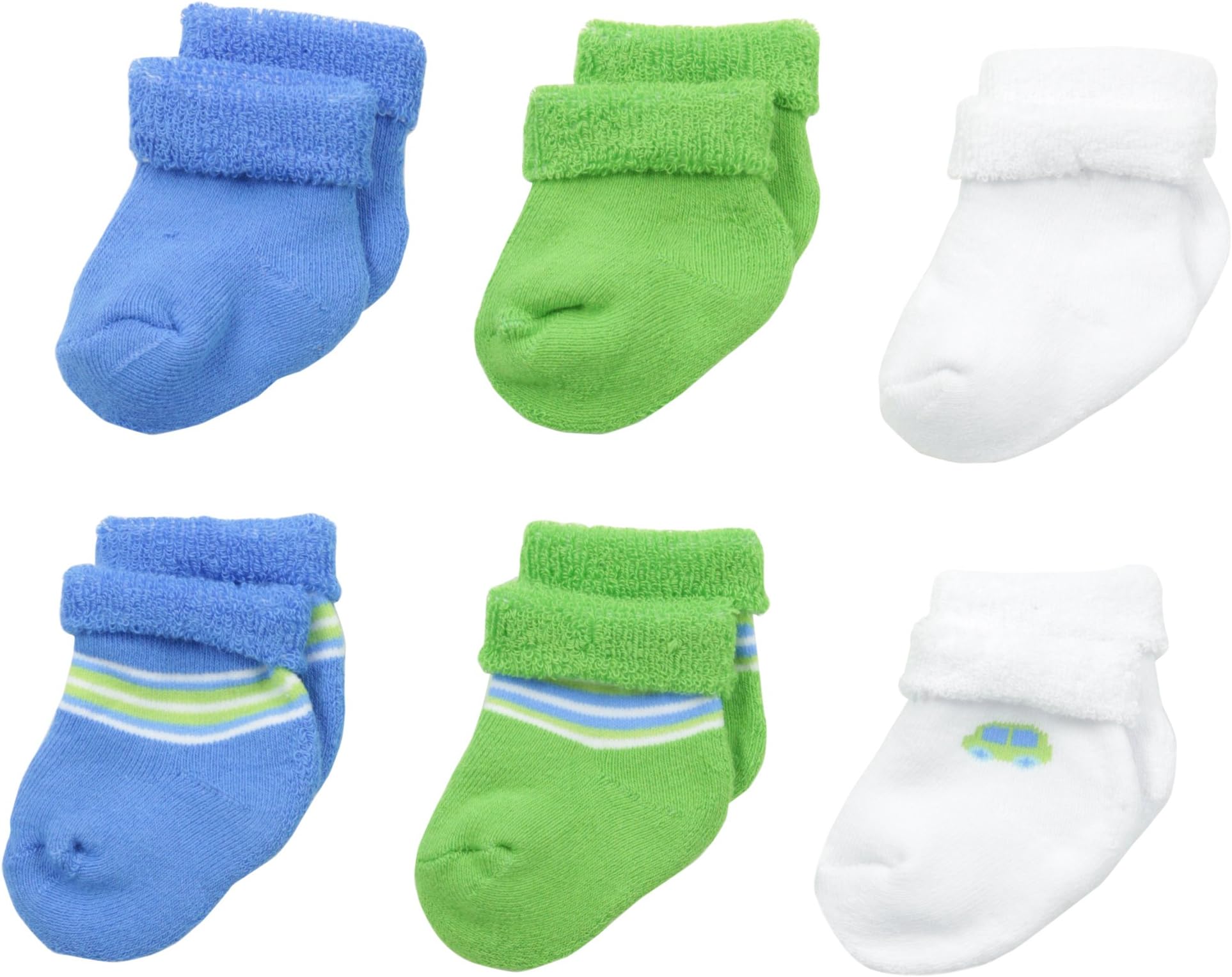 GERBER Baby Boys' 6 Pack Sock