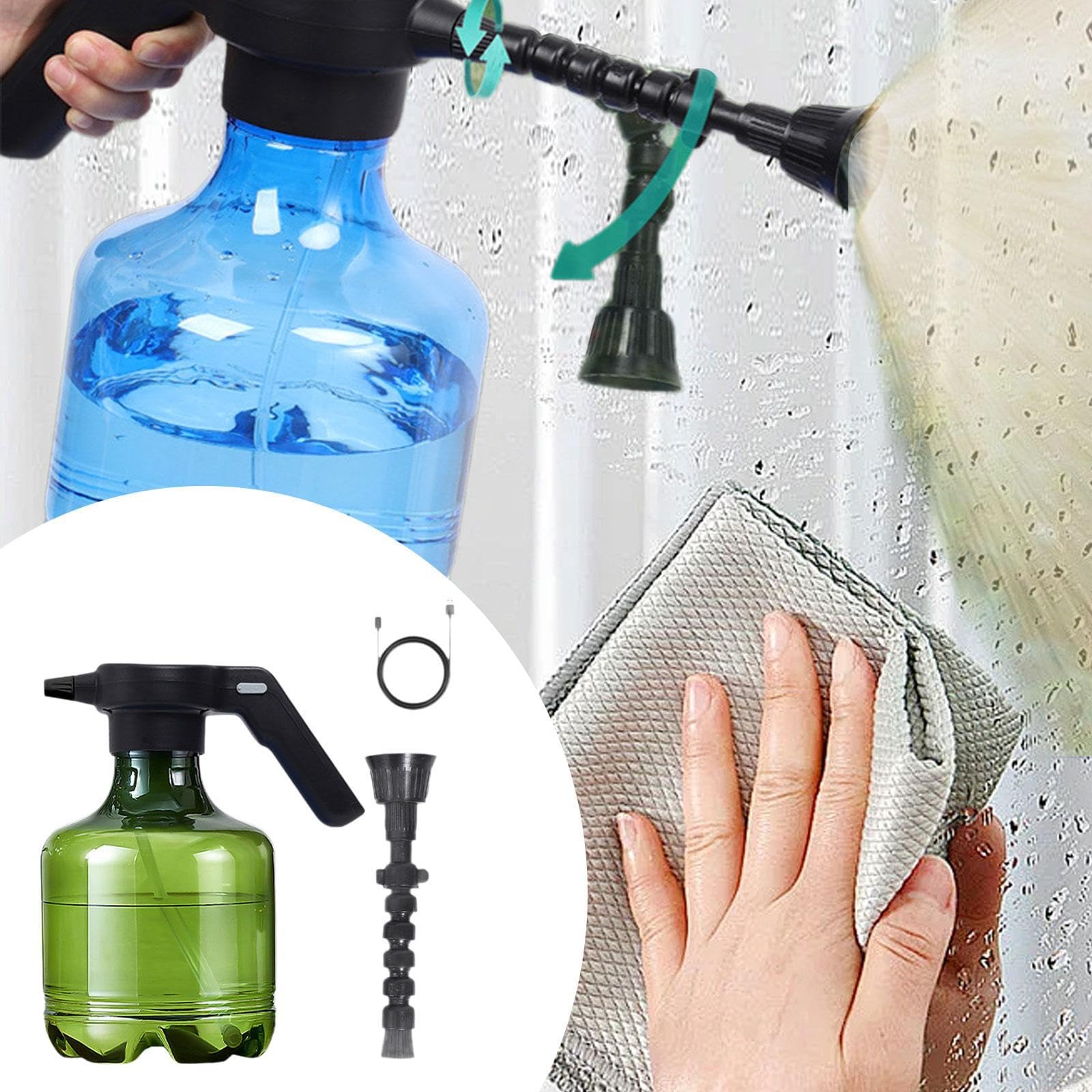 Vaporisateur électrique de 3 litres pour Jardin, avec Buse, pour Plantes D'intérieur et D'extérieur, Vert