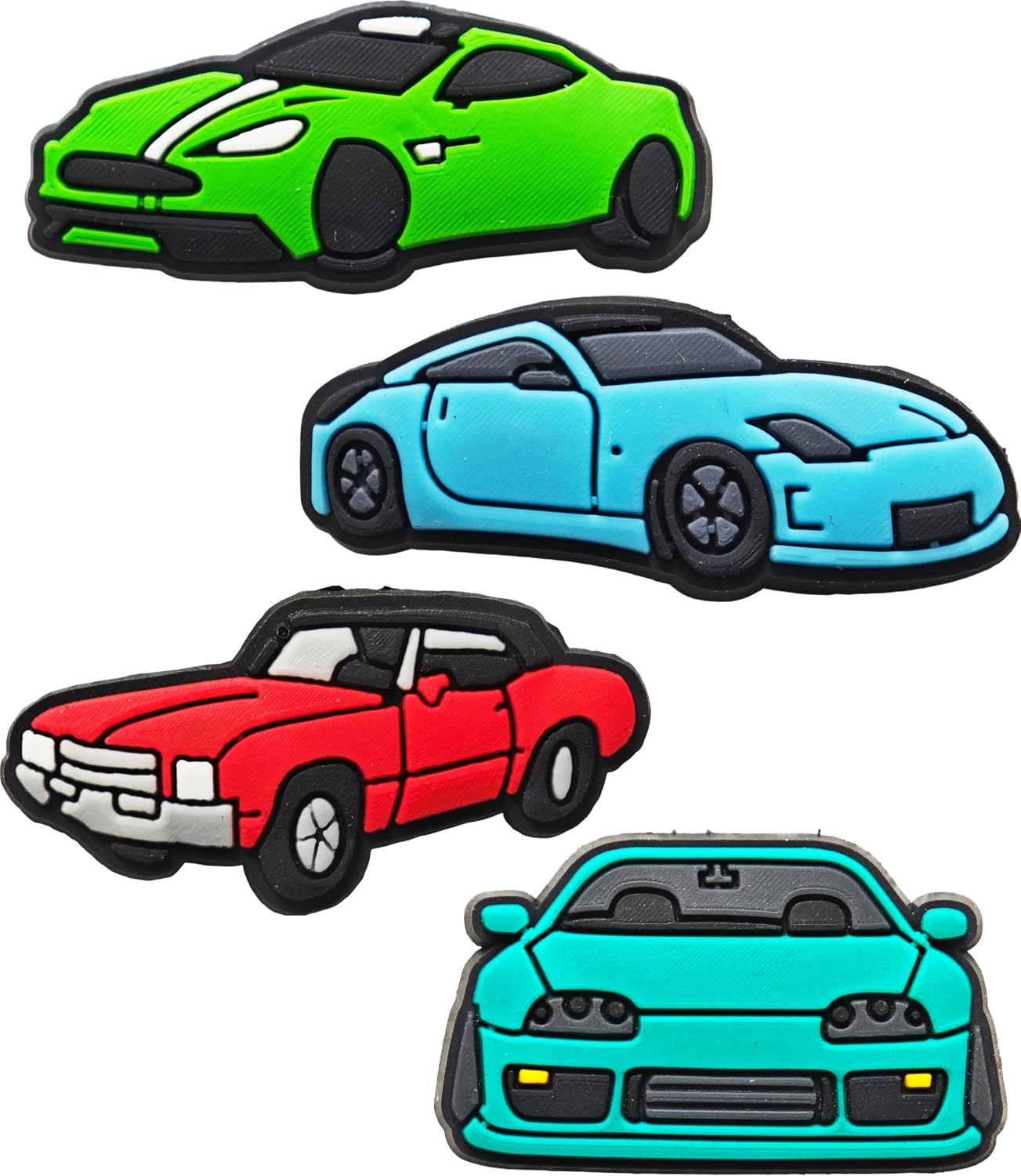 48 PCS Shoe Charms for Boys Girls & Kids : Sports Car Truck Video Game and Space Decoration Pins for Clogs - Shoe Accessories - Party Favors Gifts