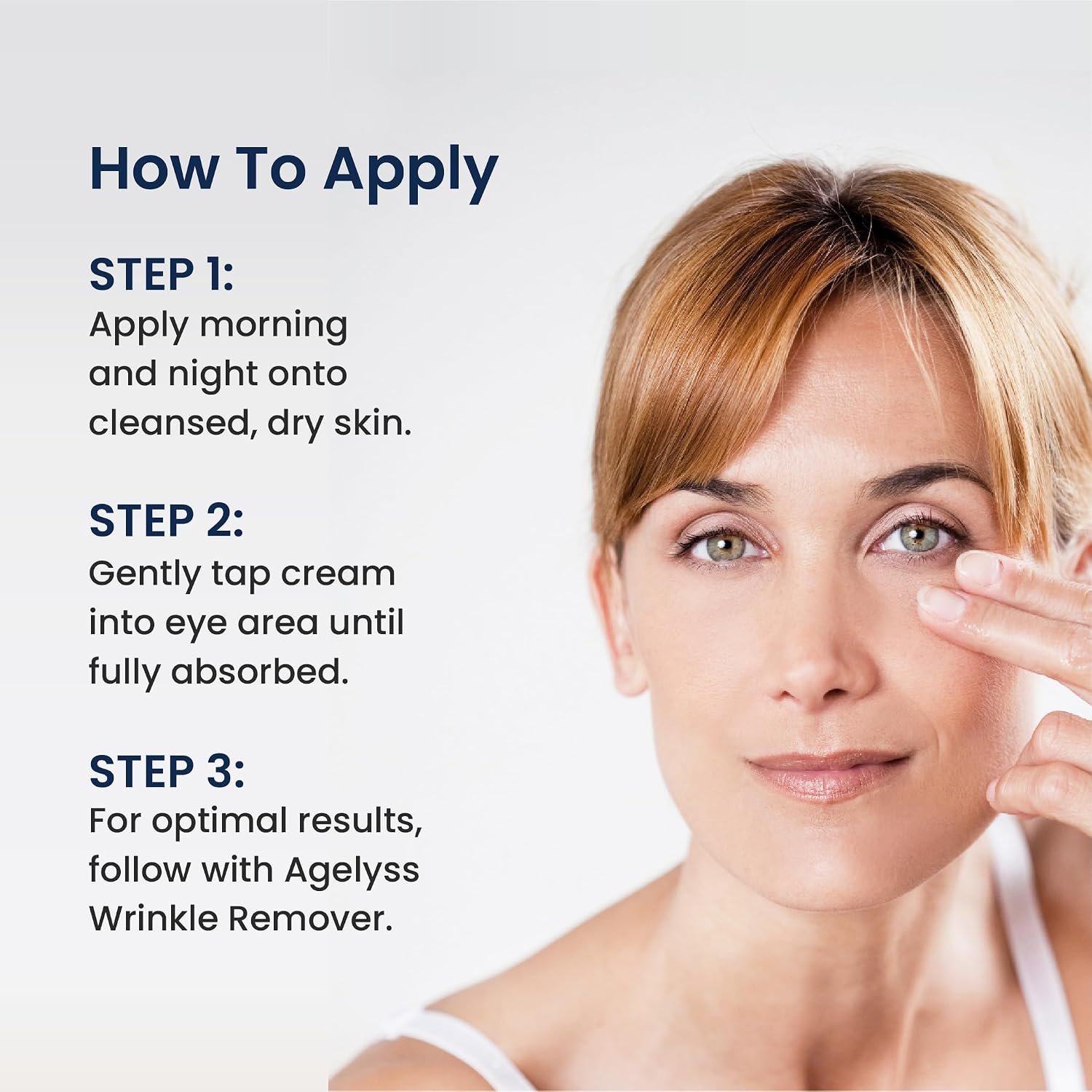 Agelyss Restorative Eye Cream with Eyeliss™ - For Eye Bags, Dark Circles & Fine Lines - Paraben-Free, Cruelty-Free, Vegan - 0.5 fl oz. - Pack of 3