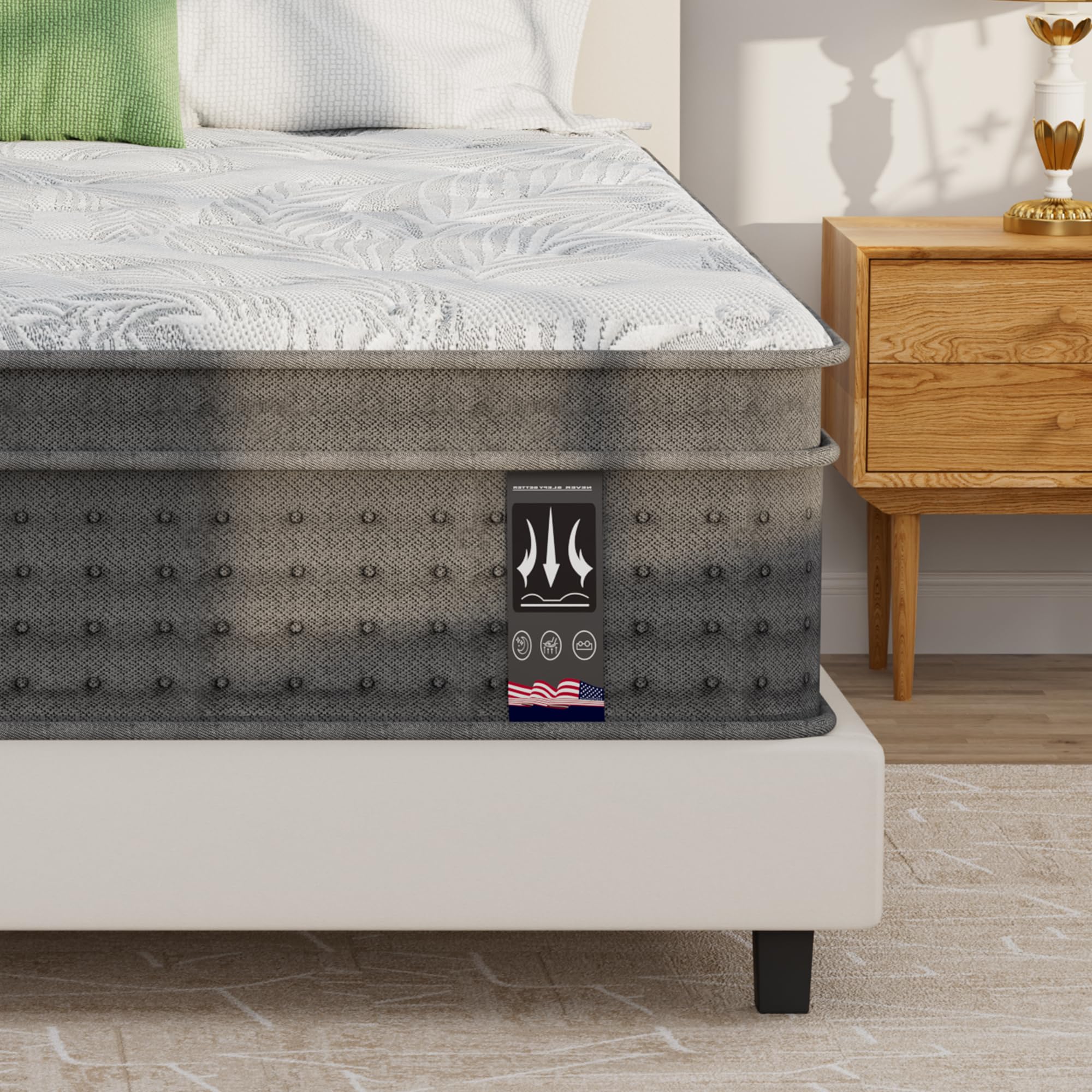 ZFHCBJ 14 Inch Full Hybrid Mattress