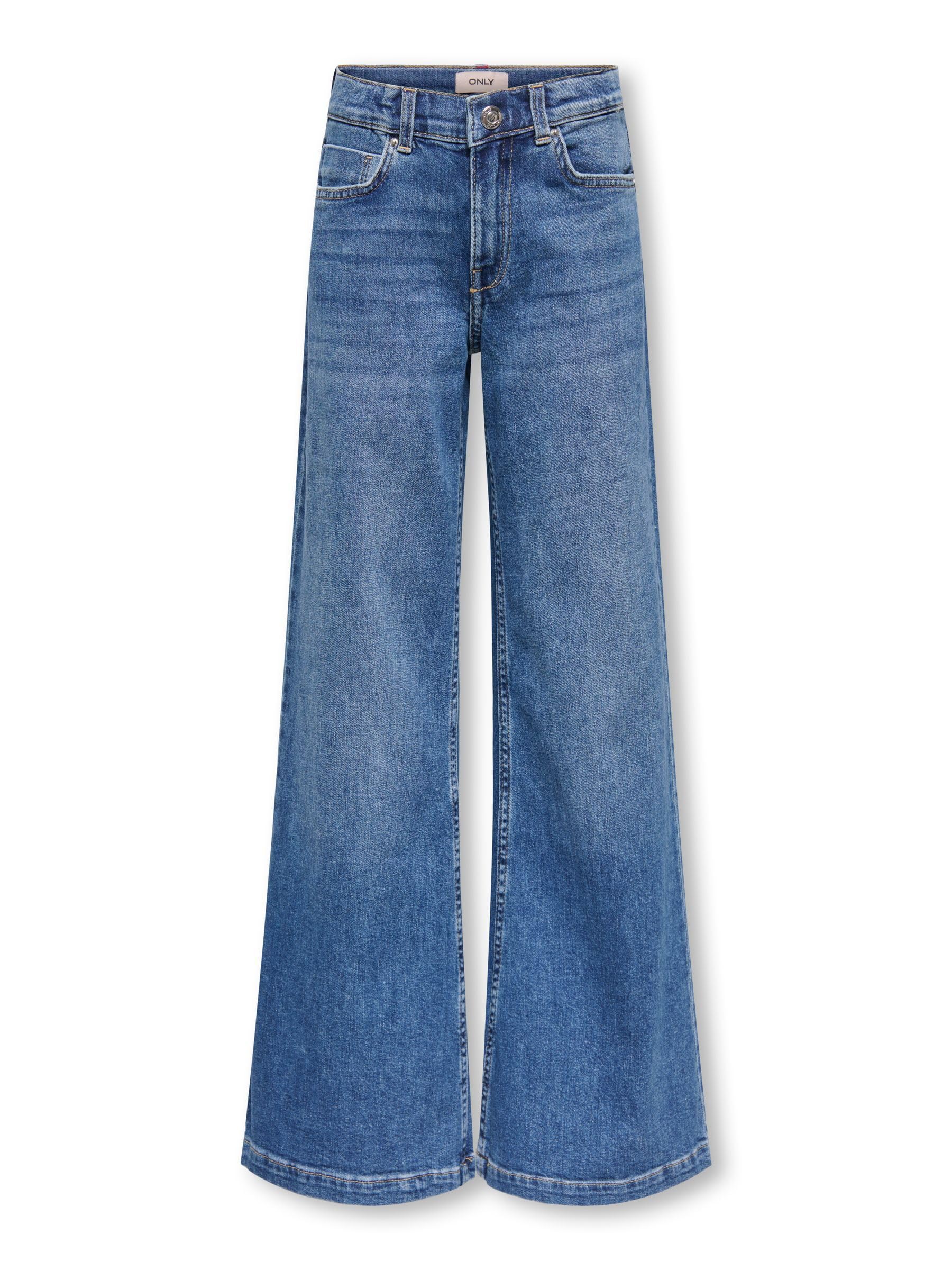 ONLY Girl Jeans mit weitem Bein KOGCALIFORNIA Mittlere Taille Flared Jeans