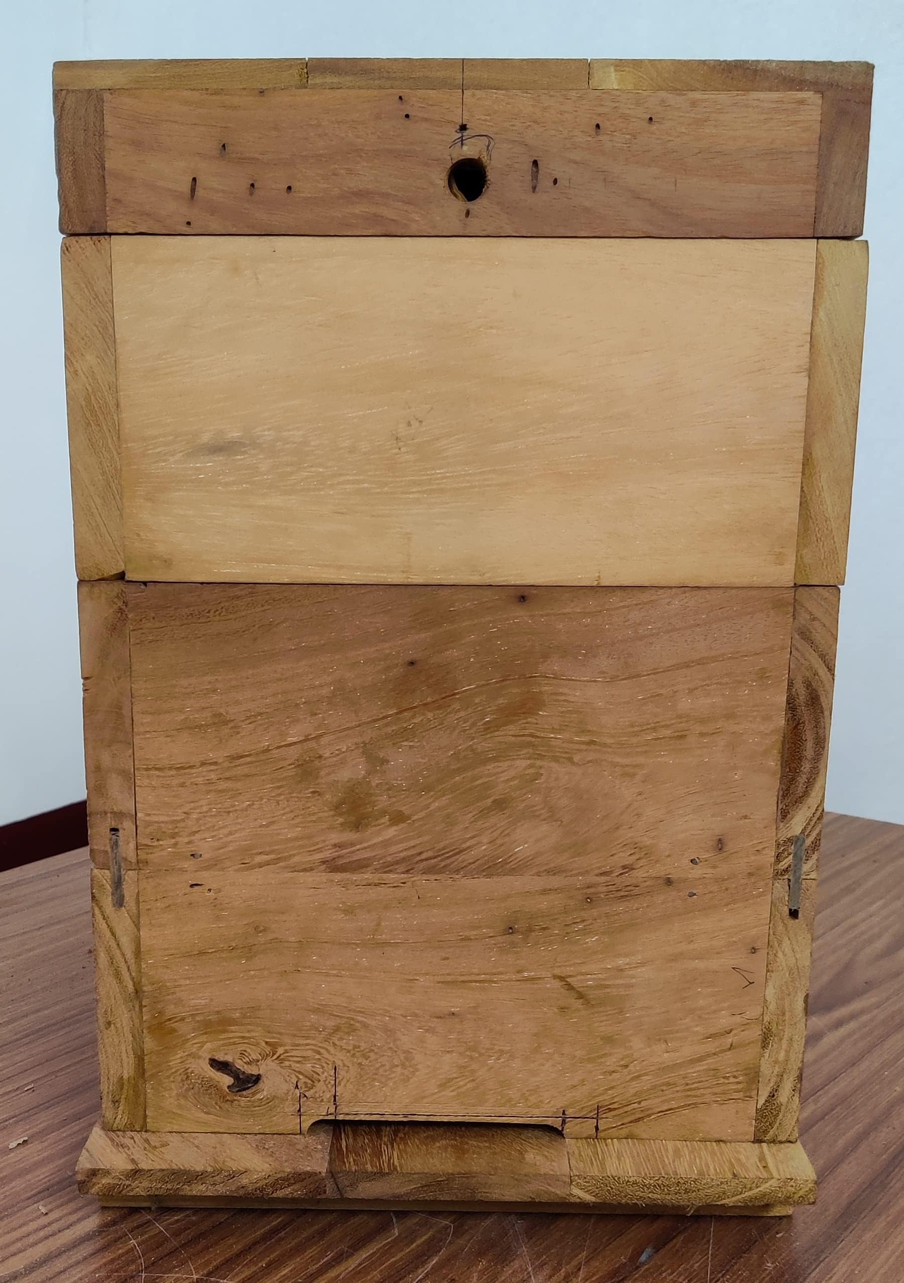 Honey Equip Honey Bee Hive Wooden Box Nano Bee Hive Box Assemble and Complete Set