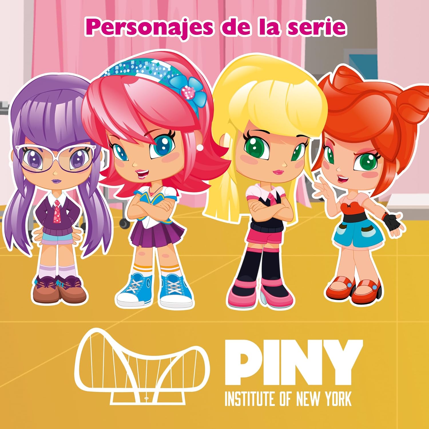 Pinypon - by PINY, Fashion Class, Playset Scenario Design Fashion and Accessories like the PINY Institute of New York Series, 1 Michelle Figure, for boys and girls From 4 years, Famous (PNP04100)