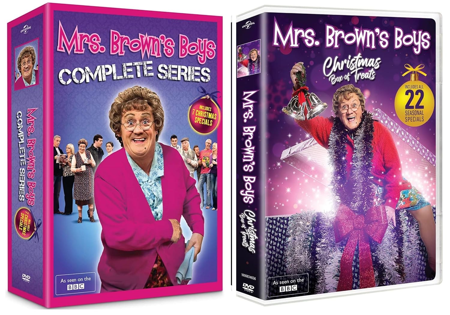 Mrs. Brown's Boys: Complete Series & Christmas Box of Treats [Boxset DVD - 2 Pack]