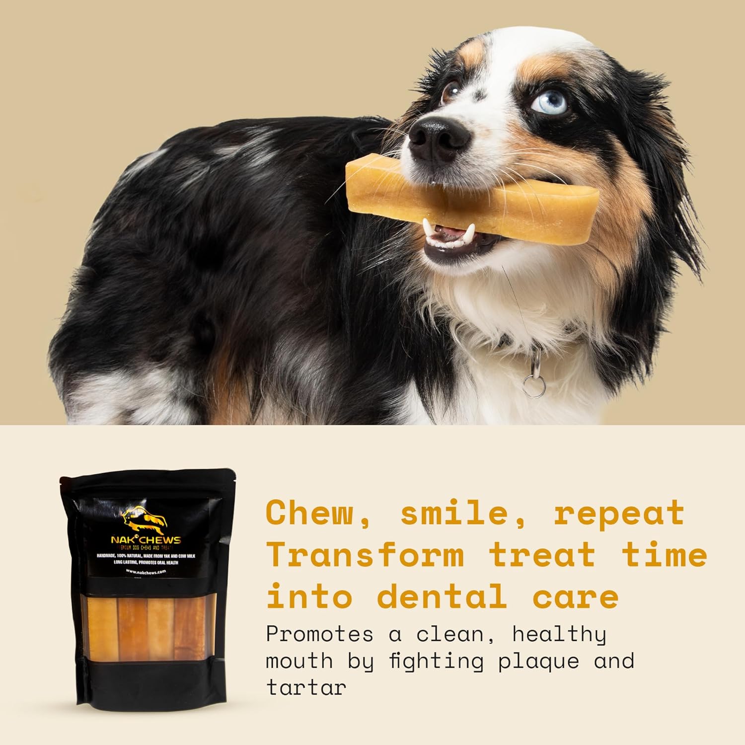 Himalayan Yak Cheese Dog Chews - Natural Healthy & Safe Treat for Small Dogs - Long Lasting Dental Chew Rich in Protein & Calcium - Gluten-Free Lactose-Free - 12 Chews for Small Dogs