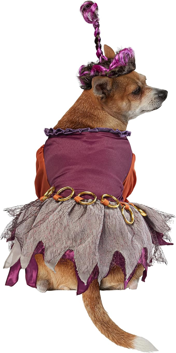 Disfraz y Peluca Mary Sanderson Hocus Pocus Disney para Mascotas Rubie's miniatura 4