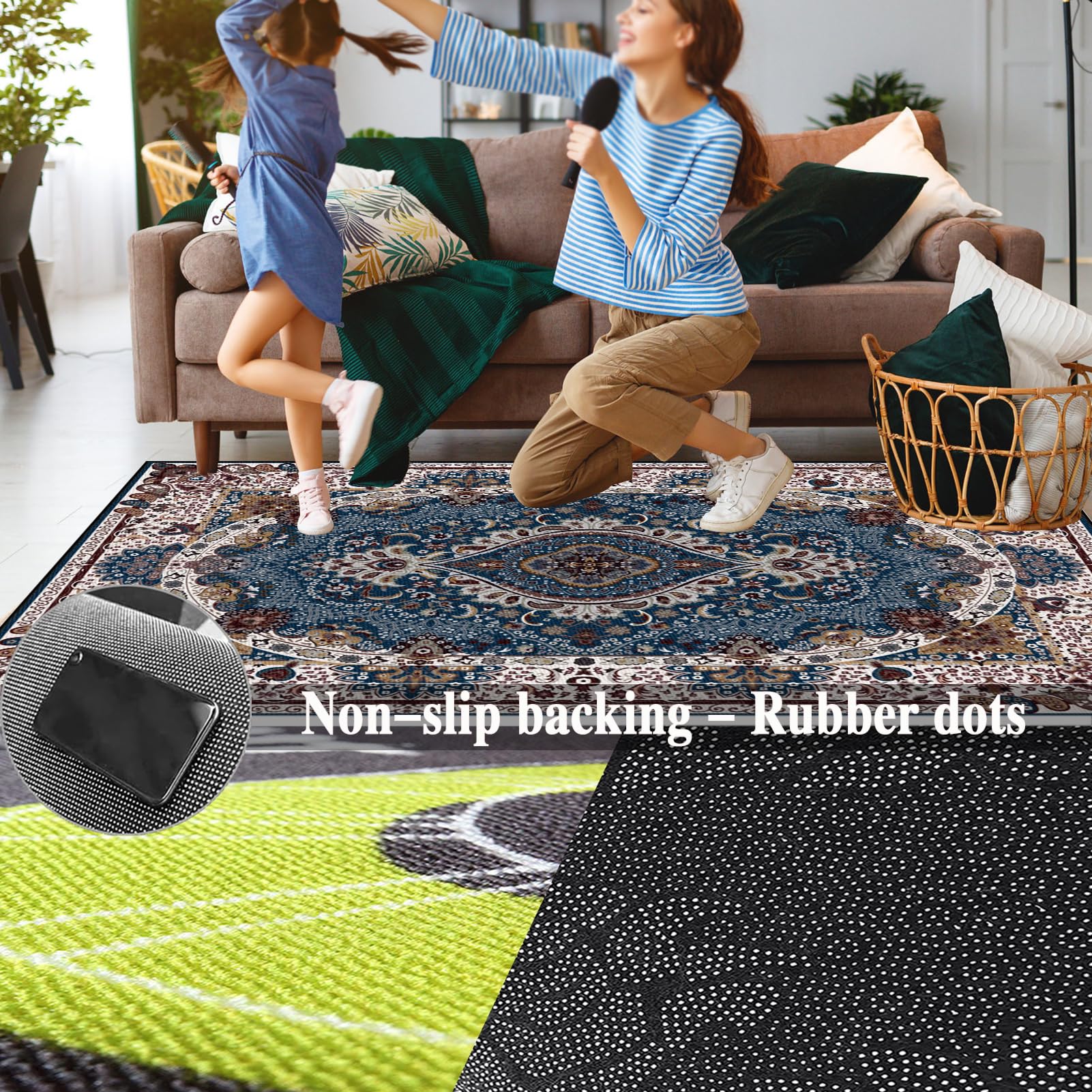 Tapis Batterie antidérapant Tapis de Tambour Tapis de Batterie Tapis Insonorisé Couverture de Tambour Professionnelle Tapis de Protection pour Batterie électronique Tapis Batterie 180 x 160 cm