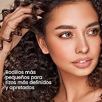 Vista 8 de Conair Rulos de espuma con autoajuste, en colores neón, tamaños surtidos, 48 piezas (paquete de 1)