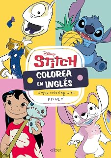 Aprende y Colorea en Ingles con Stitch