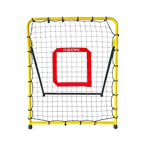 3x3.5 ft Baseball Pitchback Net, Rebounder Net, Solo Training Net,