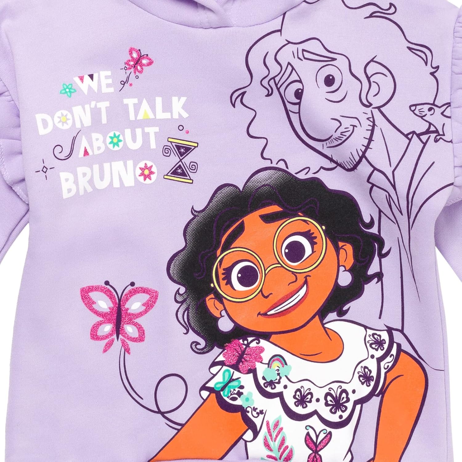 Miniatura 3 de Disney Mirabel - Sudadera con capucha de forro polar para niñas pequeñas a niños grandes