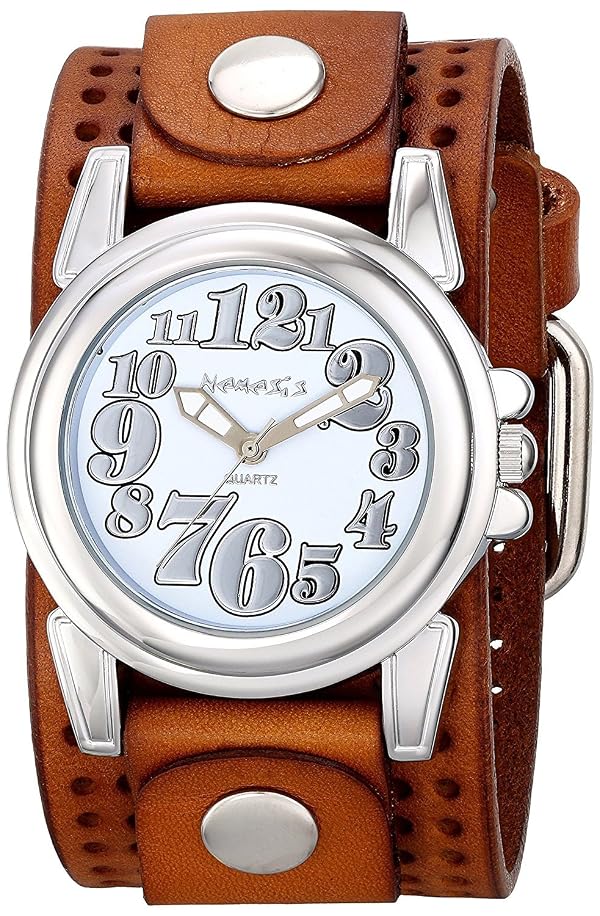 Nemesis Women's 069BPLBS Trendy Oversized Series Analog Display Japanese Quartz Brown Watch by Nemesis - Used condition - CA$86.12