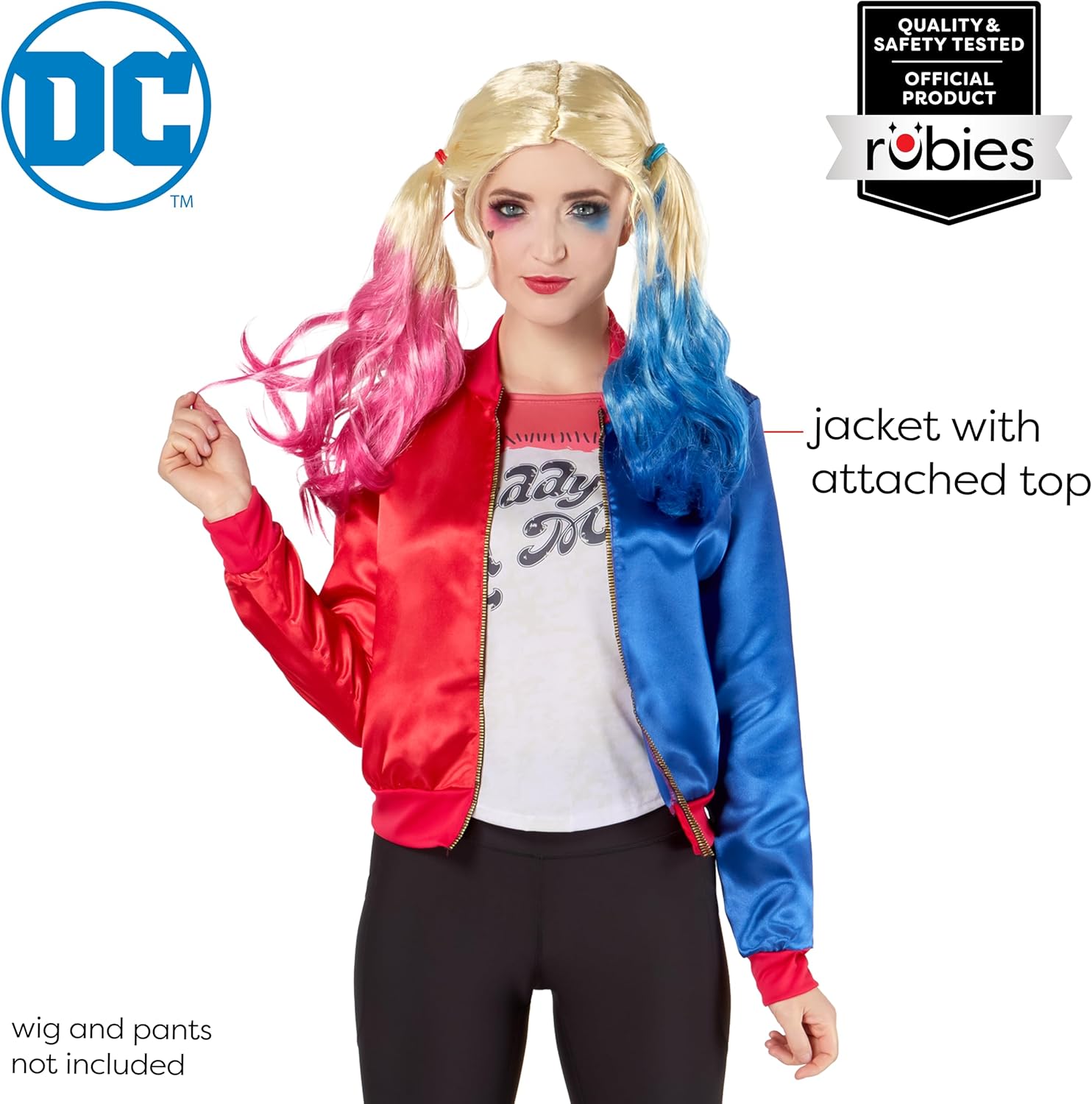 Rubies DC Villains Suicide Squad: Harley Quinn Costume Kit for Adults - Image 2