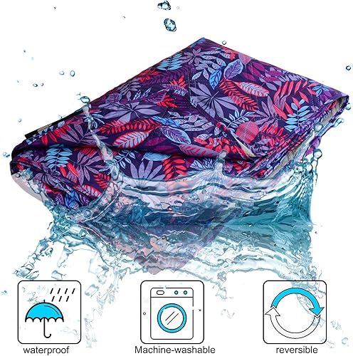 Miniatura 3 de SEGOAL Tumbona inflable ergonómica y manta de camping al aire libre tapete de picnic de forro polar cálido morado silla de cama de campamento sofá