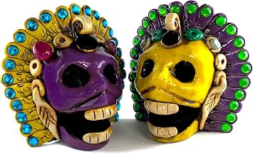 Aztec Death Whistle - Loudest 125 DB, Authentic Aztec Design, Terrifying Sound, Assorted Colors