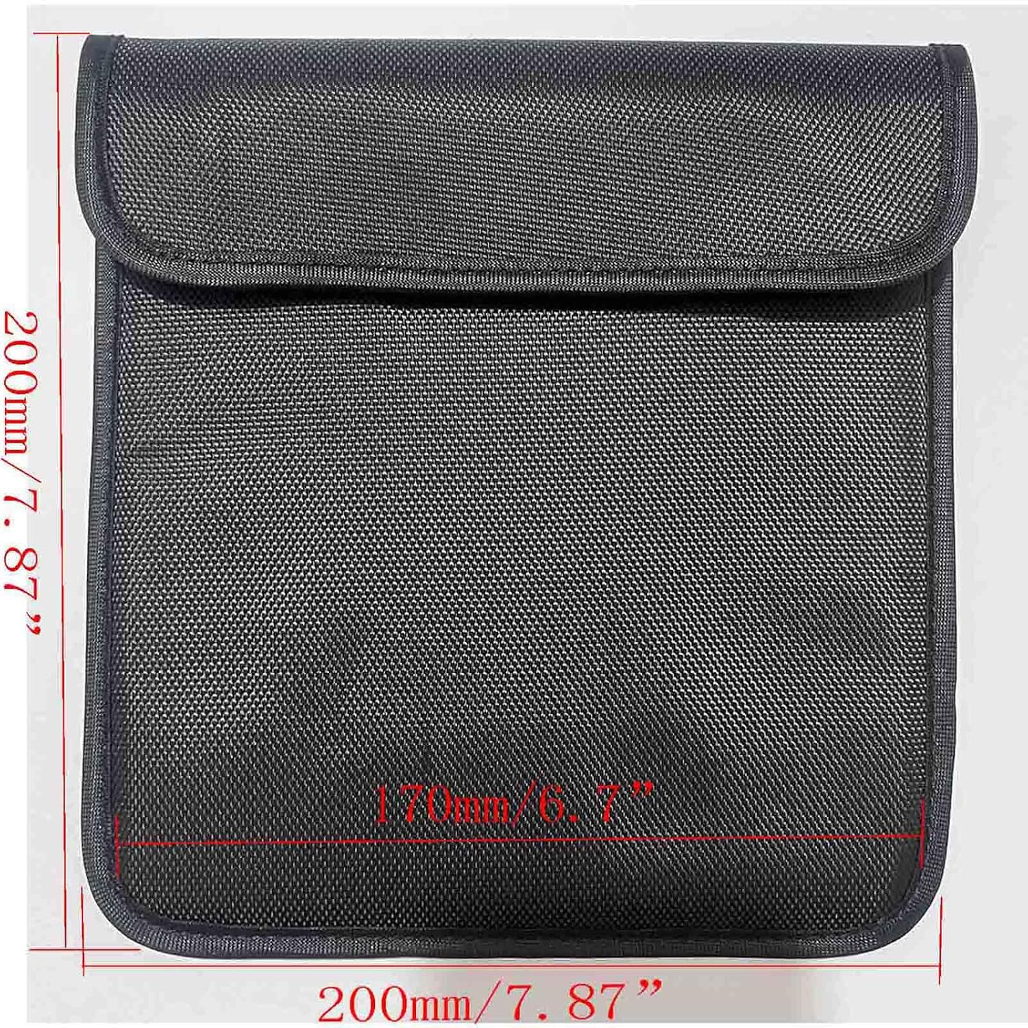 Camera Filter Bag, One Pocket, Nylon Waterproof, Wear-resistant And Shock-resistant, Portable/Compact Camera Bag Filter Storage (170mmX190mm) Black - (1 Pcs) image 3