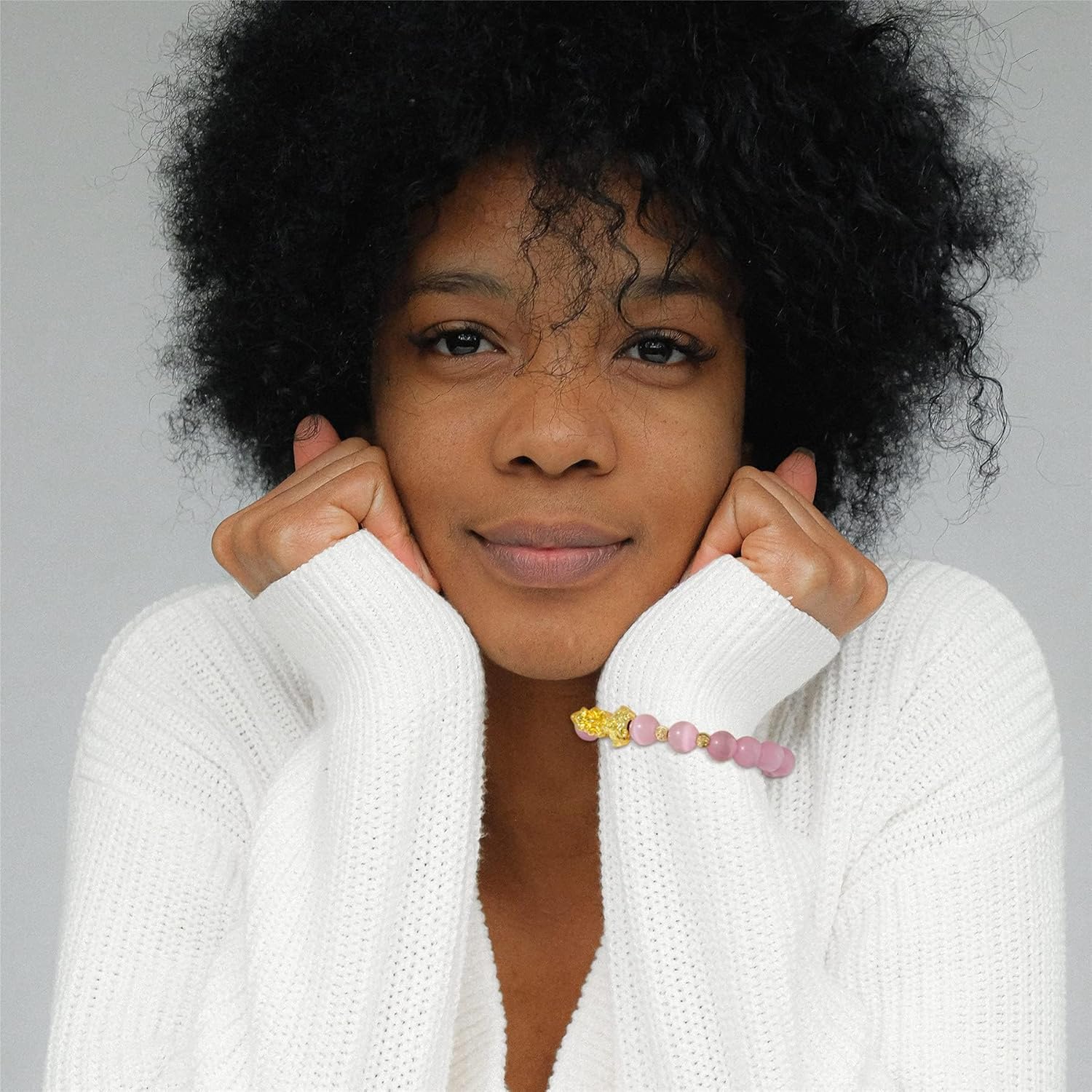 ZenBless Fengshui Porsperity Jade Bracelet Lucky Charm Feng Shui Black Obsidian Wealth Bracelet Gift for Men Women with Gold Plated Pi Xiu Pi Yao Attract Wealth Good Luck(Green) - Image 7