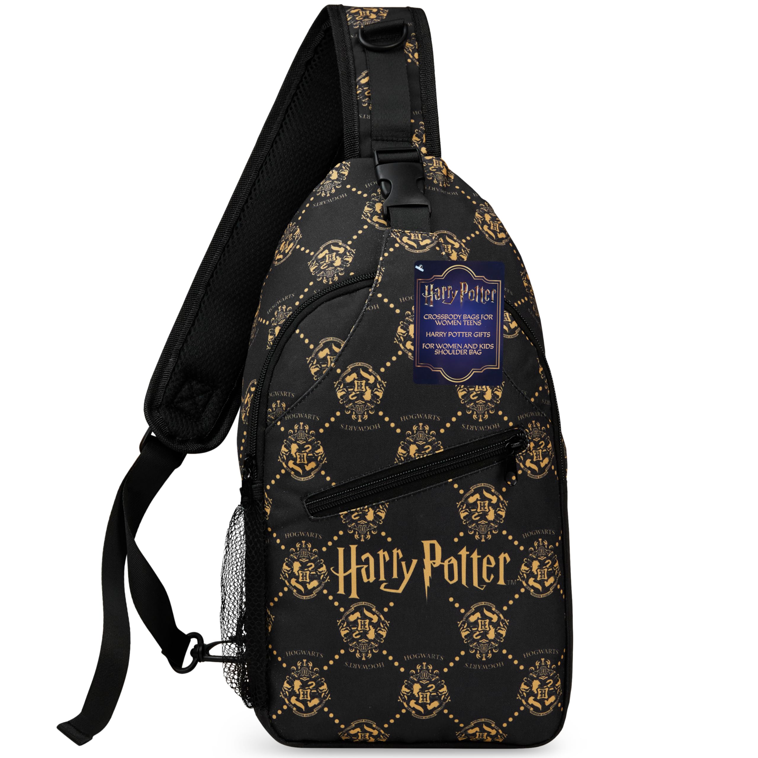 Get Trend Harry Potter Gifts Crossbody Bags for Girls Teens Women Cute Sling Travel Bag for Phone Money Essentials (Black Harry Potter)