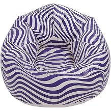 Inflatable Chair, Ergonomic Back Support Blow Up Chair for Adults, Inflatable Couch with Repair Patches for Living Room Bedroom Balcony Garden Pool Beach Picnic Blue