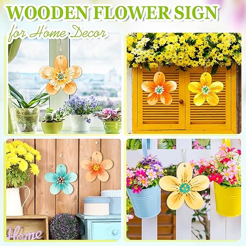 Miniatura 158 de Trébol de madera de gran tamaño de 7 pulgadas, adornos para el día de San Patricio para pintar, tréboles de madera en blanco en blanco, sin