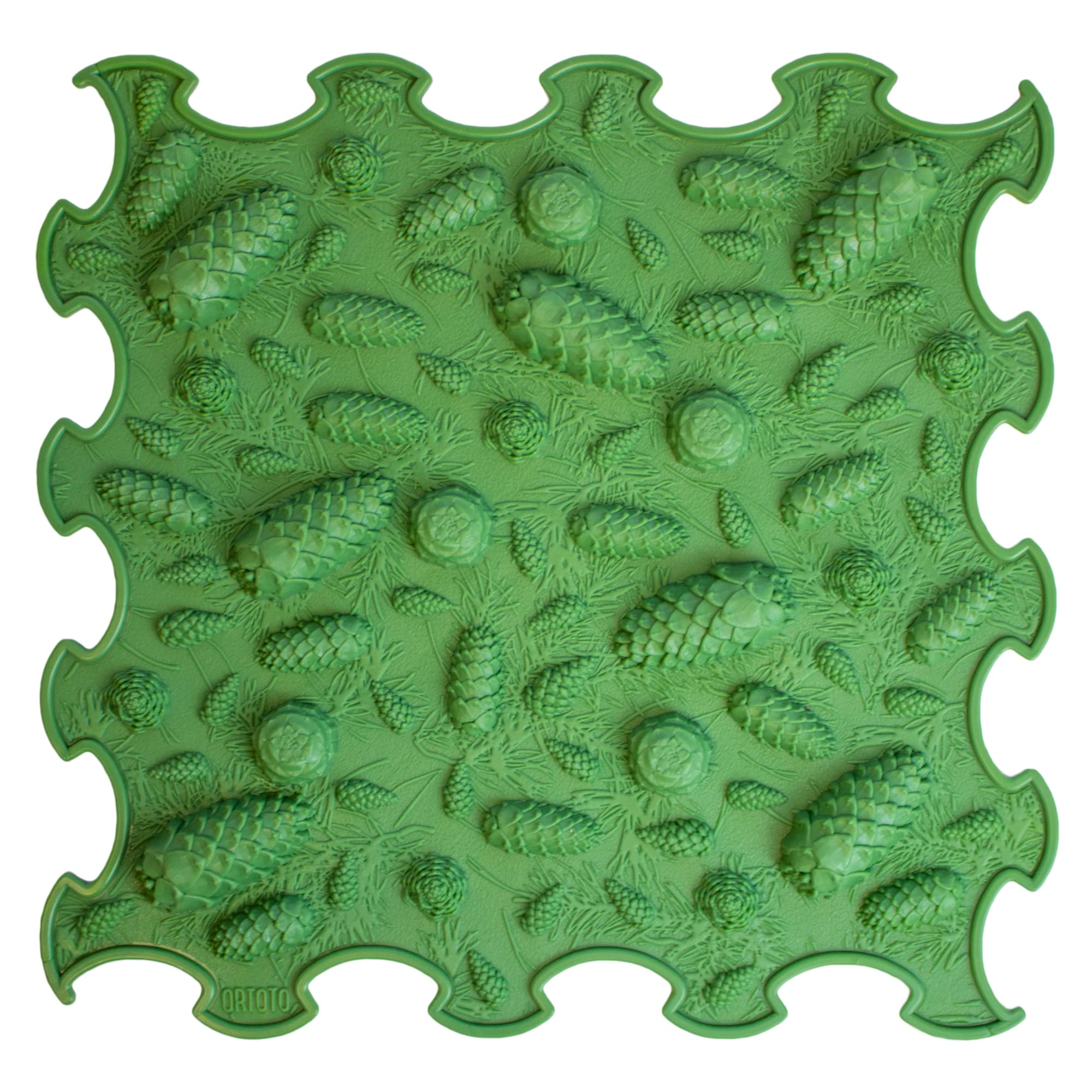 ORTOTO 12 Massage-Puzzle-Bodenmatten, orthopädische Spielmatte für Kinder, sensorisches Spiel, ineinandergreifende Bodenfliesen, Puzzlematten-Set (All-IN-ONE)