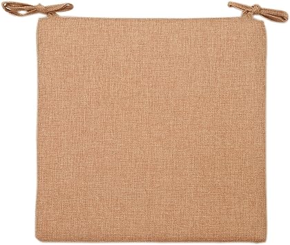 Outdoor Chair Cushions 16/18 Inch Seat Cushions for Patio Furniture Patio Chair Cushions with Ties Square Chair Pads#2,16x16inch/40x40cm