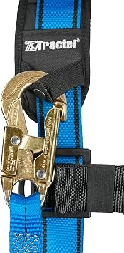 Tractel FMT95S elastrac Construction, Fall Arrest Safety Harness, S, Tool Belt, Back/Sternal/Side D-Rings