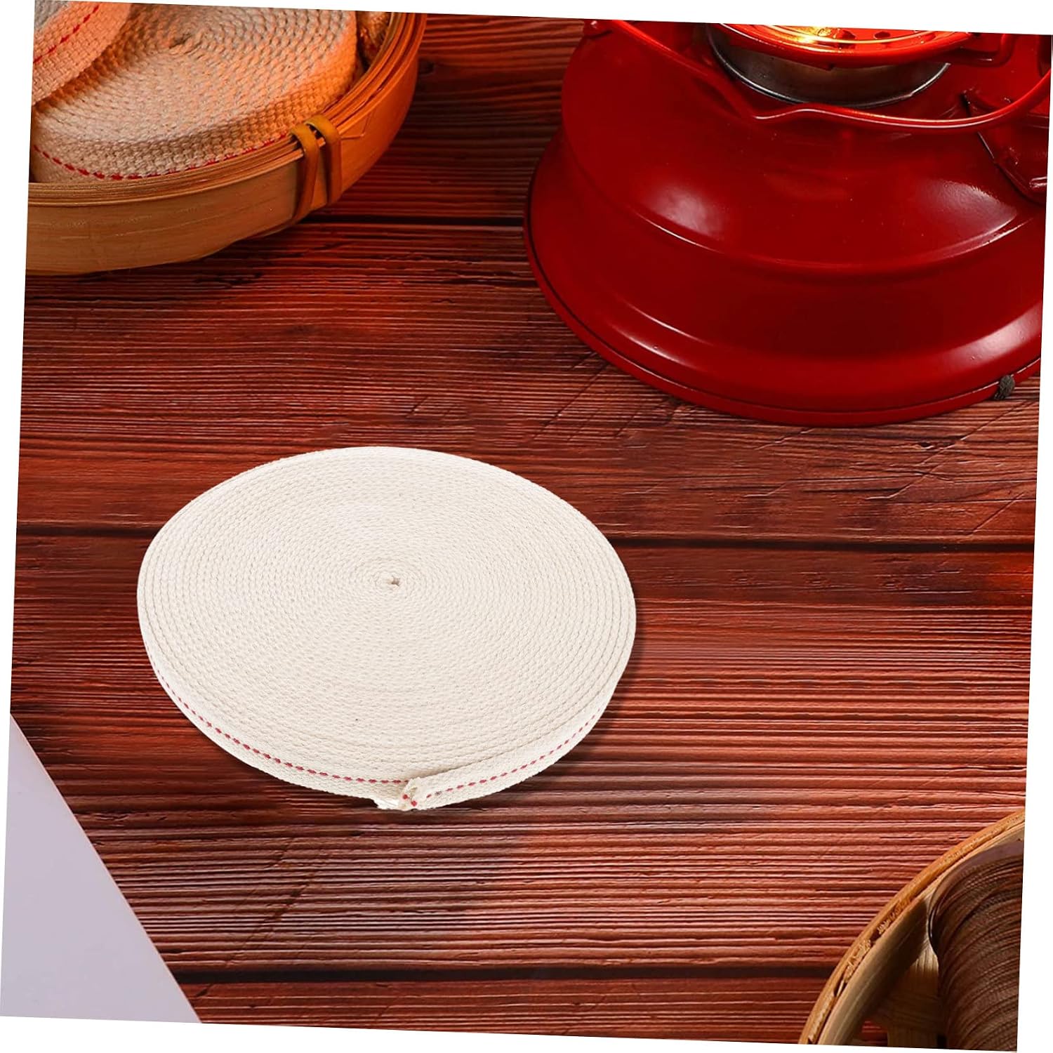 10m Cotton Wicks for Oil Lamps Cuttable for Kerosene Lanterns