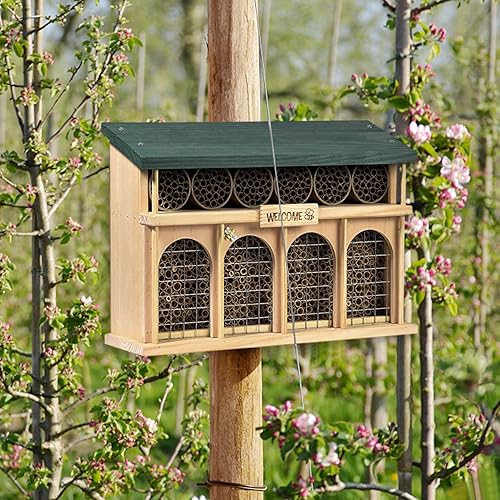 Miniatura 6 de Benvo 100 tubos de abejas Mason de 6 pulgadas, tubos de cartón de repuesto para casa de abejas, insertos de papel de repuesto para casa de abejas,