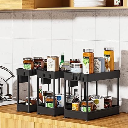 Undersink Organizer Black 3