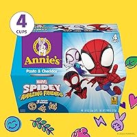 Vista 5 de Annie's Marvel Spidey and His Amazing Friends Macarrones y queso, pasta y queso cheddar para microondas, 4 tazas, 7.48 onzas