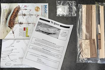 Midwest Dinghy Wooden Ship Model Building Kit for Adults DIY Woodcraft Self Assembly