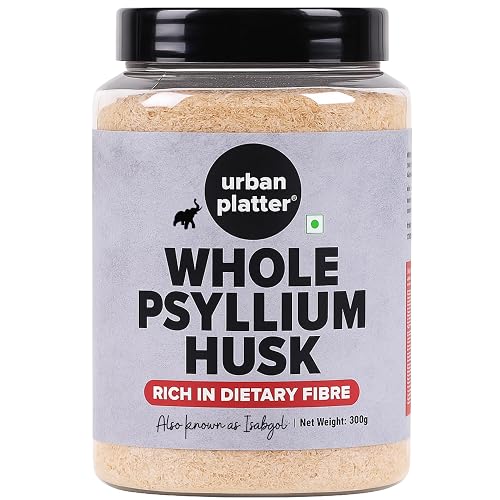 Urban Platter Purgative Whole Husk of Psyllium,300 grams [Sat Isabgol]