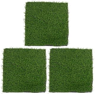 Grass Wall 3 Pcs Chicken Nesting Box Pads Hens Artificial Grass Rug Mat for Chicken Coop Pet Garden Lawn Indoor Outdoor Supplies Grass Fake Grass