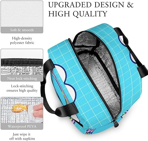 Miniatura 6 de Bolsa de almuerzo aislada Tuxedosamm para mujeres y hombres, reutilizable, a prueba de fugas, bolsa de almuerzo para adultos, oficina, picnic