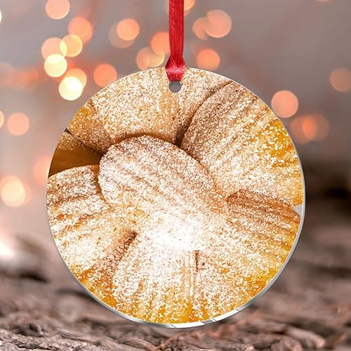 Vista 50 de Grill Master Meat Kebab Adorno de Navidad Deliciosa Comida Sabrosa Hornear Mariposa Árbol de Navidad Adorno Recuerdo Fruta Hamburgo Papas Fritas