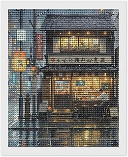 HETPLSD Tokyo Teahouse Diamond Painting Kits for Adults, Full Drill Diamond Dots Painting, DIY 5D Round Gem Art Kits for Gift Home Wall Decor, 16"x20"