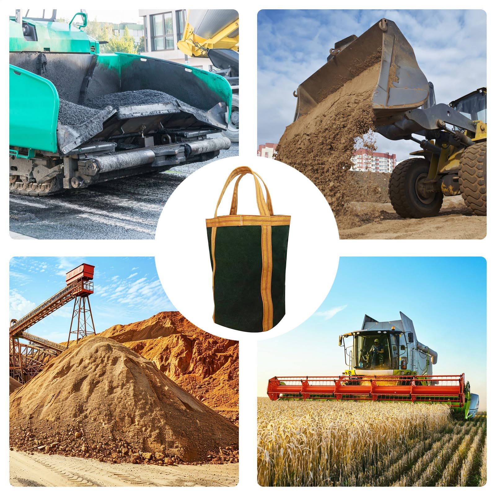 Secchio porta attrezzi – Secchio ispessito per lavoratori – Organizer da | lavoro, parete resistente, carico massimo 700 kg per/campeggio