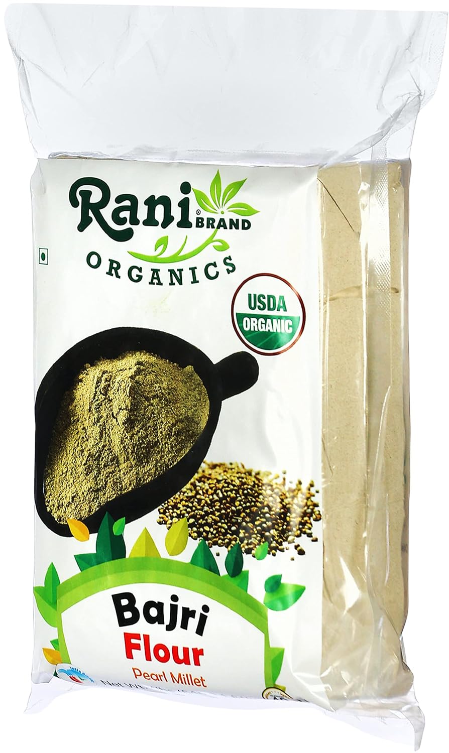 Rani Organic Bajri Flour (Pearl Millet) 64oz (4lbs) 1.81kg Bulk ~ All Natural | Vegan | Gluten Friendly | NON-GMO | Indian Origin | USDA Certified Organic image 4