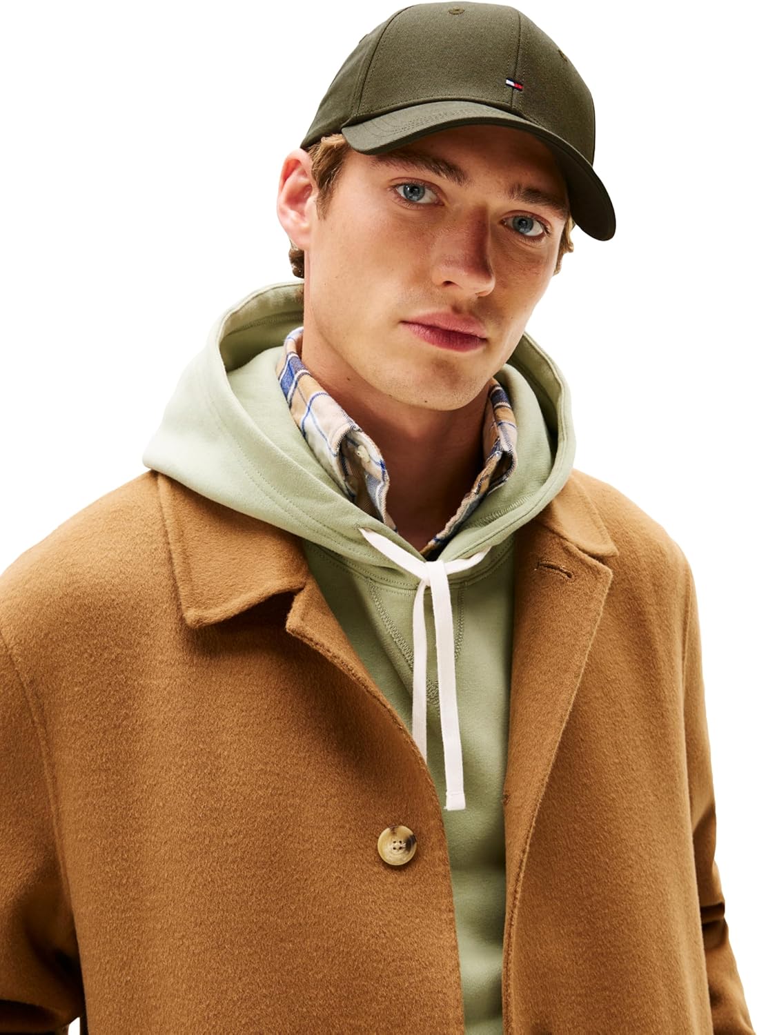 Tommy Hilfiger Mens Cotton Flag Logo Adjustable Baseball Cap - Image 2