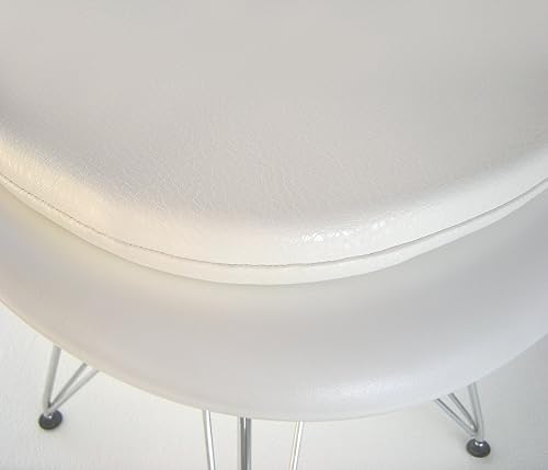 Miniatura 3 de Walbea Retro Cojín para silla de brazo de plástico moldeado Eames (vinilo blanco)